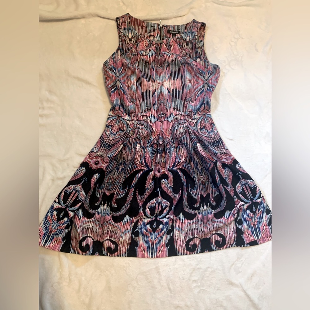 Sleeveless High Neck ALine Dress
